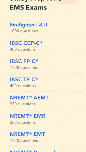 Pocket Prep EMS 2026 screenshot