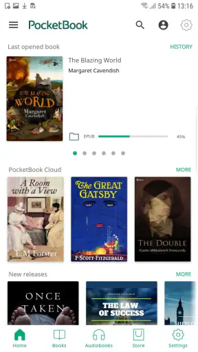 PocketBook reader - EPUB, PDF screenshot