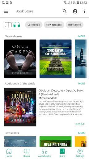PocketBook reader - EPUB, PDF screenshot