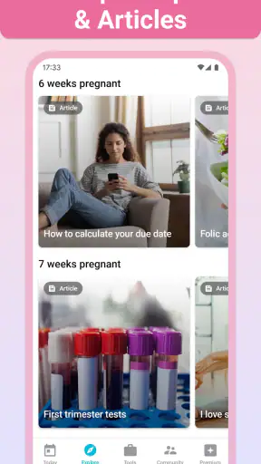 Pregnancy + | Tracker App screenshot