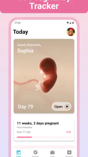 Pregnancy + | Tracker App screenshot