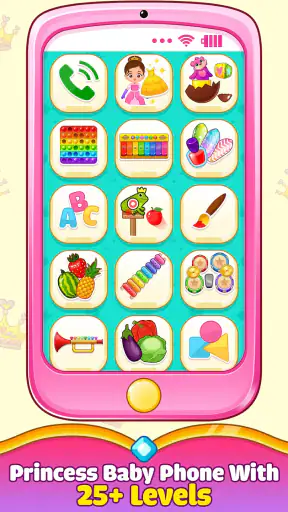 Princess Baby Phone Game screenshot