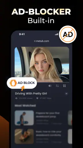Pro Web Browser: Safe, Private screenshot