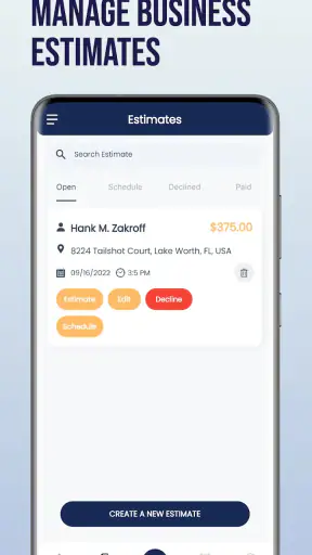 QuoteIQ: Field Service CRM screenshot