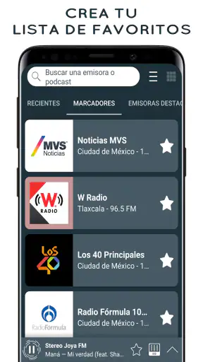 Radio Mexico - online radio screenshot
