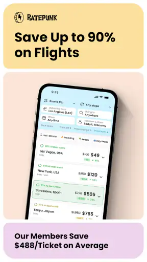 RatePunk: Cheap Flights screenshot