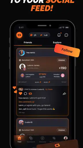 ReBet: Social Sportsbook App screenshot