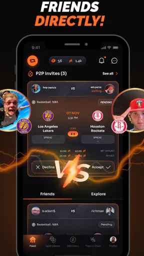ReBet: Social Sportsbook App screenshot