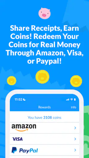 Receipt Hog: Cash for Receipts screenshot