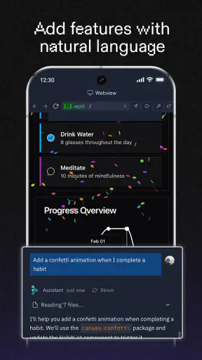Replit: Build apps with AI screenshot