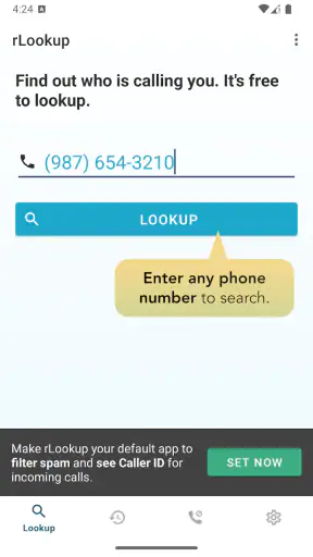 Reverse Phone Lookup — rLookup screenshot