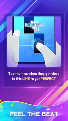 Rhythm Tiles : Piano Game screenshot