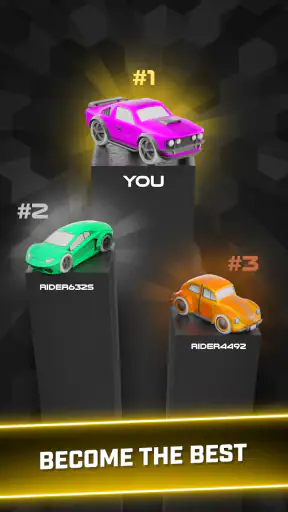 Rider Worlds - Neon Bike Races screenshot