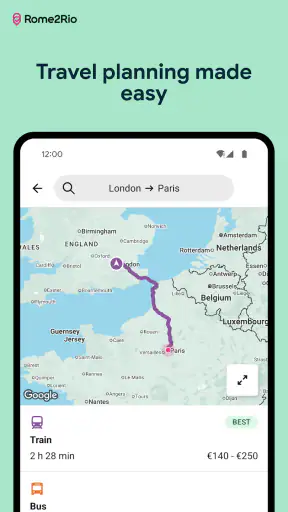 Rome2Rio: Travel Route Planner screenshot