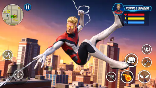 Rope Flying Hero Prime screenshot