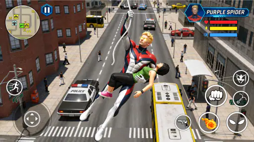 Rope Flying Hero Prime screenshot