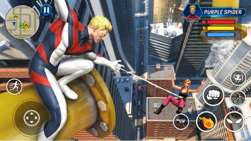 Rope Flying Hero Prime screenshot