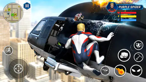 Rope Flying Hero Prime screenshot