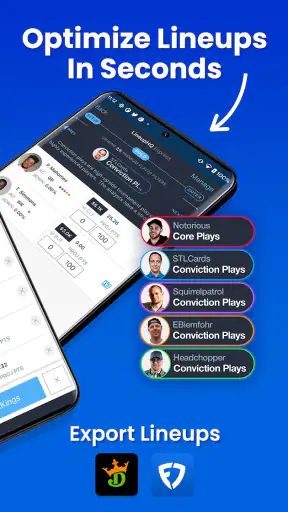 RotoGrinders Daily Fantasy screenshot