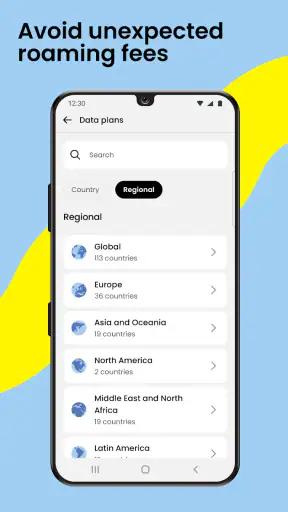 Saily: Travel eSIM & Data screenshot