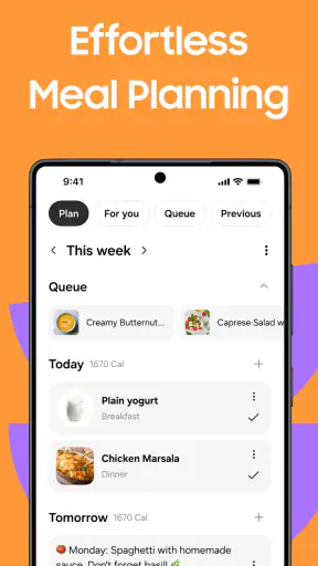 Samsung Food: Meal Planner screenshot