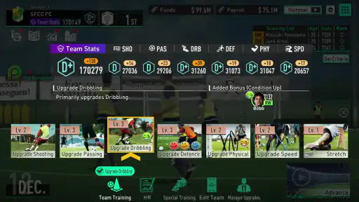 SEGA FOOTBALL CLUB CHAMPIONS screenshot