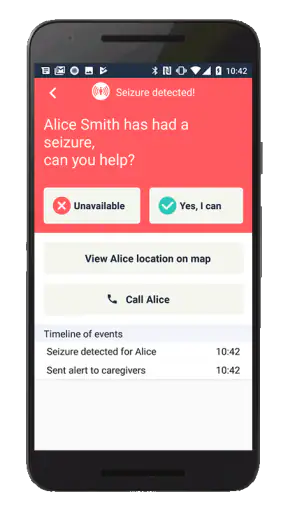 Seizure Alert – My Medic Watch screenshot