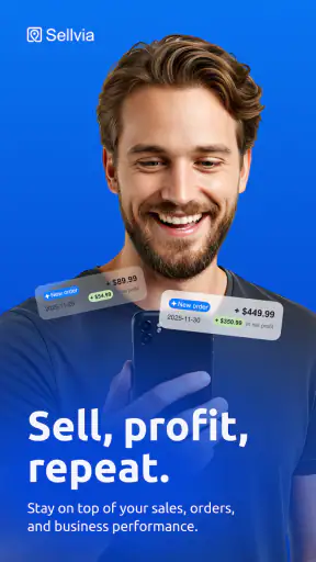 Sellvia: Manage Your Business screenshot