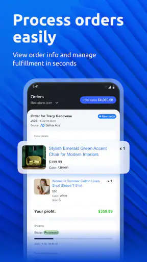 Sellvia: Manage Your Business screenshot