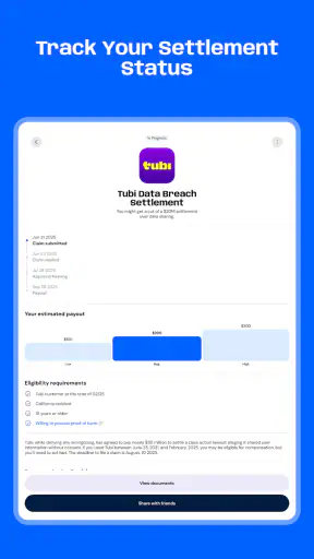 Settlemate screenshot