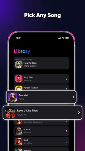 SingUp: AI Music Generator screenshot