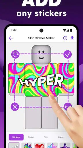 Skins & Avatars Clothes Maker screenshot