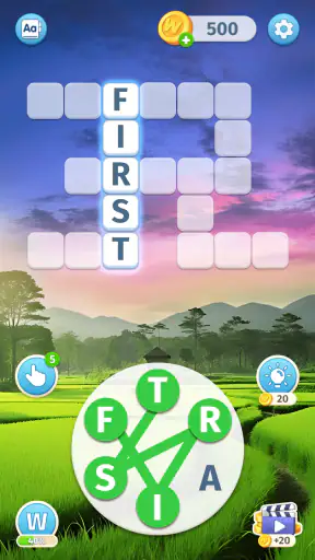Sky Words: Relax Puzzle Games screenshot