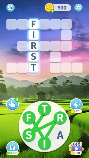 Sky Words: Relax Puzzle Games screenshot