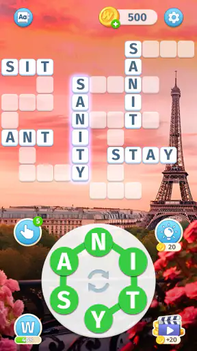 Sky Words: Relax Puzzle Games screenshot