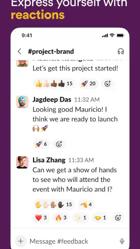 Slack screenshot