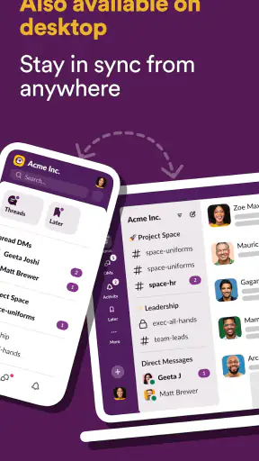 Slack screenshot