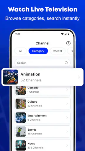 Smart TV Player: IPTV Smarters screenshot