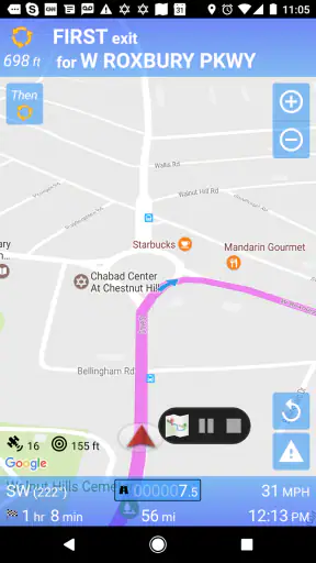 SmartRVRoute 2 RV Navigation screenshot