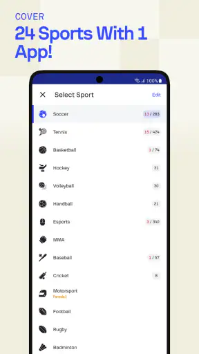 Sofascore: Live Sports Scores screenshot