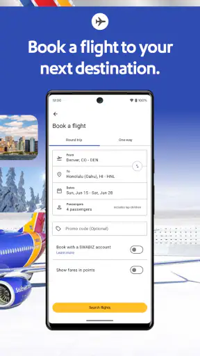 Southwest Airlines: Travel App screenshot