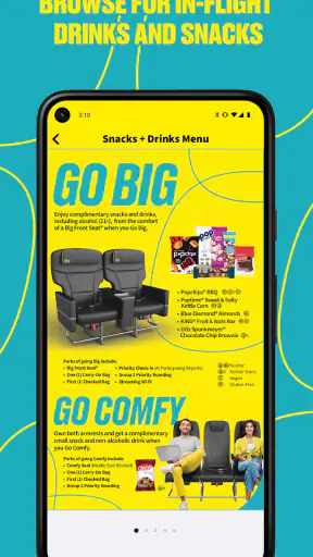 Spirit Airlines screenshot