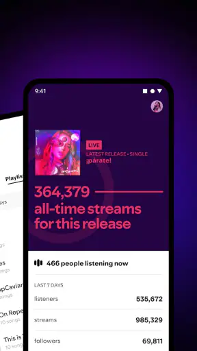 Spotify for Artists screenshot