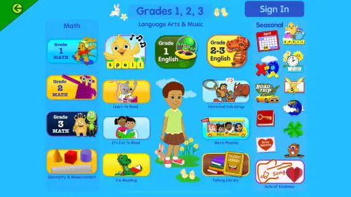 Starfall screenshot