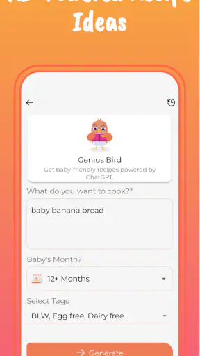 Start Solids & Baby Recipes screenshot