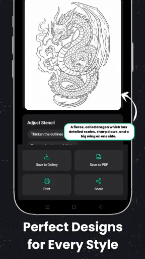 Stencify: Tattoo Stencil Maker screenshot