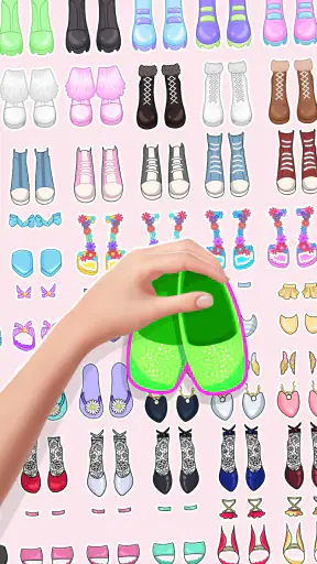 Sticker Doll DIY Dressup Diary screenshot