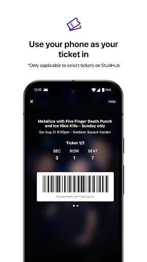 StubHub - Live Event Tickets screenshot