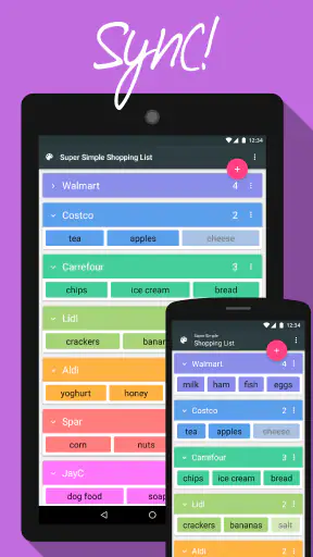 Super Simple Shopping List screenshot