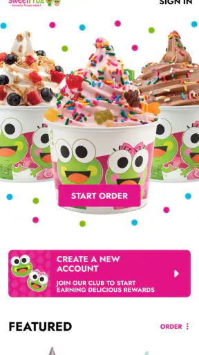 sweetFrog® screenshot